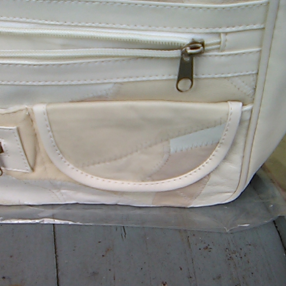 Nwt Lambskin patchwork leather bag - Picture 3 of 8